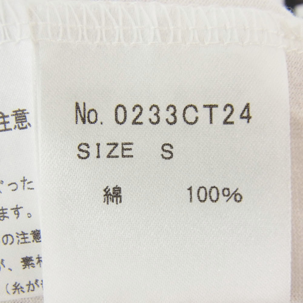 HYSTERIC GLAMOUR ヒステリックグラマー 0233CT24 × mastermind JAPAN マスターマインドジャパン ガール スカル プリント Tシャツ 半袖カットソー ホワイト系 M【中古】