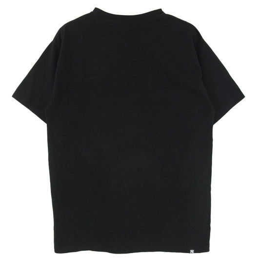 HYSTERIC GLAMOUR ヒステリックグラマー 18AW 02183CT30 Stie-lo DEATH SONG TSUYOSHI NOGUCHI 野口強 グラフィックプリント Tシャツ 半袖カットソー ブラック系 S【中古】
