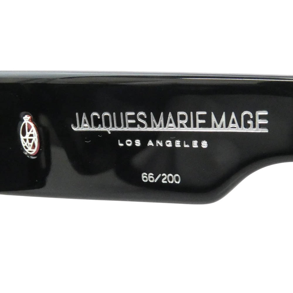 JACQUES MARIE MAGE ジャックマリーマージュ JMMVU-30 ×THE VELVET UNDERGROUND ベルベット アンダーグラウンド VICIOUS サングラス アイウェア フレーム：ブラック系　レンズ：ブラック系【美品】【中古】