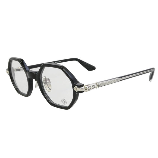 CHROME HEARTS クロムハーツ（原本無） 46□23-141 CLITCO-A オクタゴン フレーム 眼鏡 アイウェア フレーム：ブラック系　レンズ：クリア 46□23-141【極上美品】【中古】