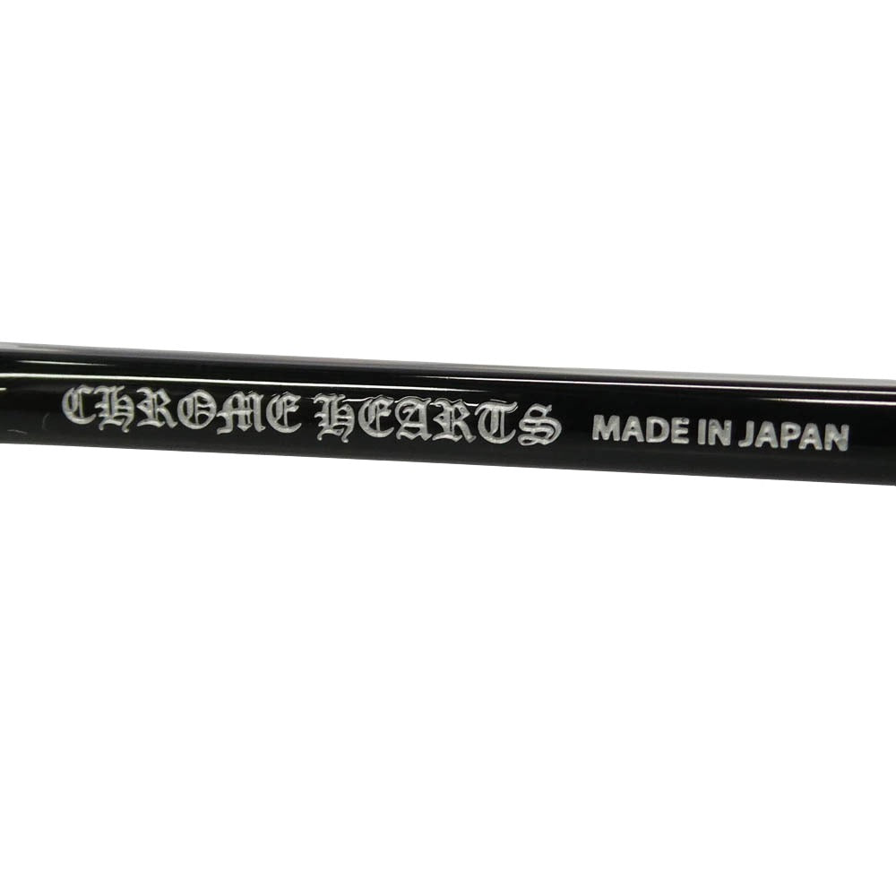 CHROME HEARTS クロムハーツ（原本無） 46□23-141 CLITCO-A オクタゴン フレーム 眼鏡 アイウェア フレーム：ブラック系　レンズ：クリア 46□23-141【極上美品】【中古】