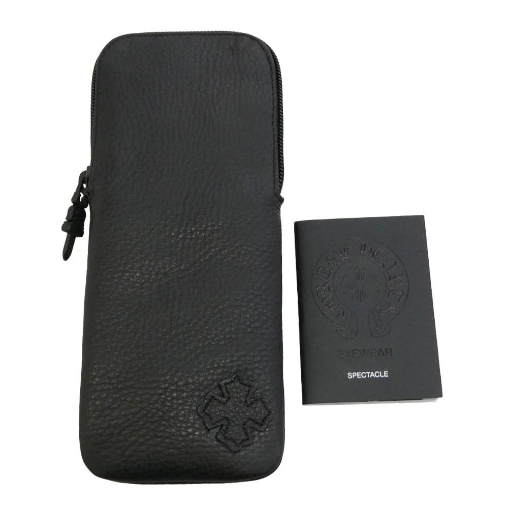 CHROME HEARTS クロムハーツ（原本無） 46□23-141 CLITCO-A オクタゴン フレーム 眼鏡 アイウェア フレーム：ブラック系　レンズ：クリア 46□23-141【極上美品】【中古】