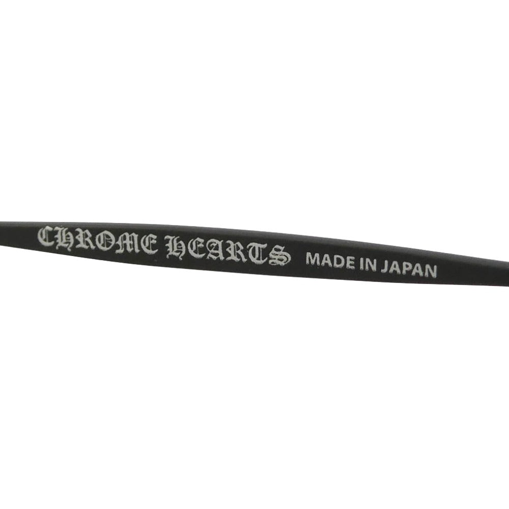 CHROME HEARTS クロムハーツ（原本無） 49□22-150 BONE PRONE IV CHプラス テンプル メタル 眼鏡 アイウェア ブラック フレーム：ブラック系 レンズ：クリア 49□22-150【極上美品】【中古】 CHROME HEARTS クロムハーツ（原本無） 49□22-150 BONE PRONE IV CH