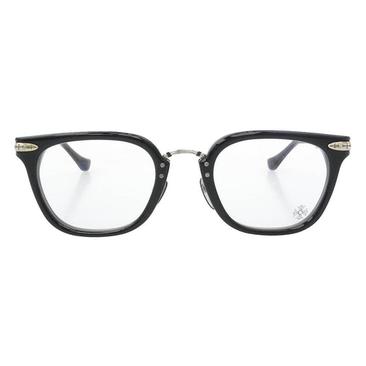 CHROME HEARTS クロムハーツ（原本無） 51□23-145 TITANASLUVR メタル テンプル 眼鏡 アイウェア フレーム：ブラック系、シルバー系、レンズ：クリア系 51□23-145【極上美品】【中古】