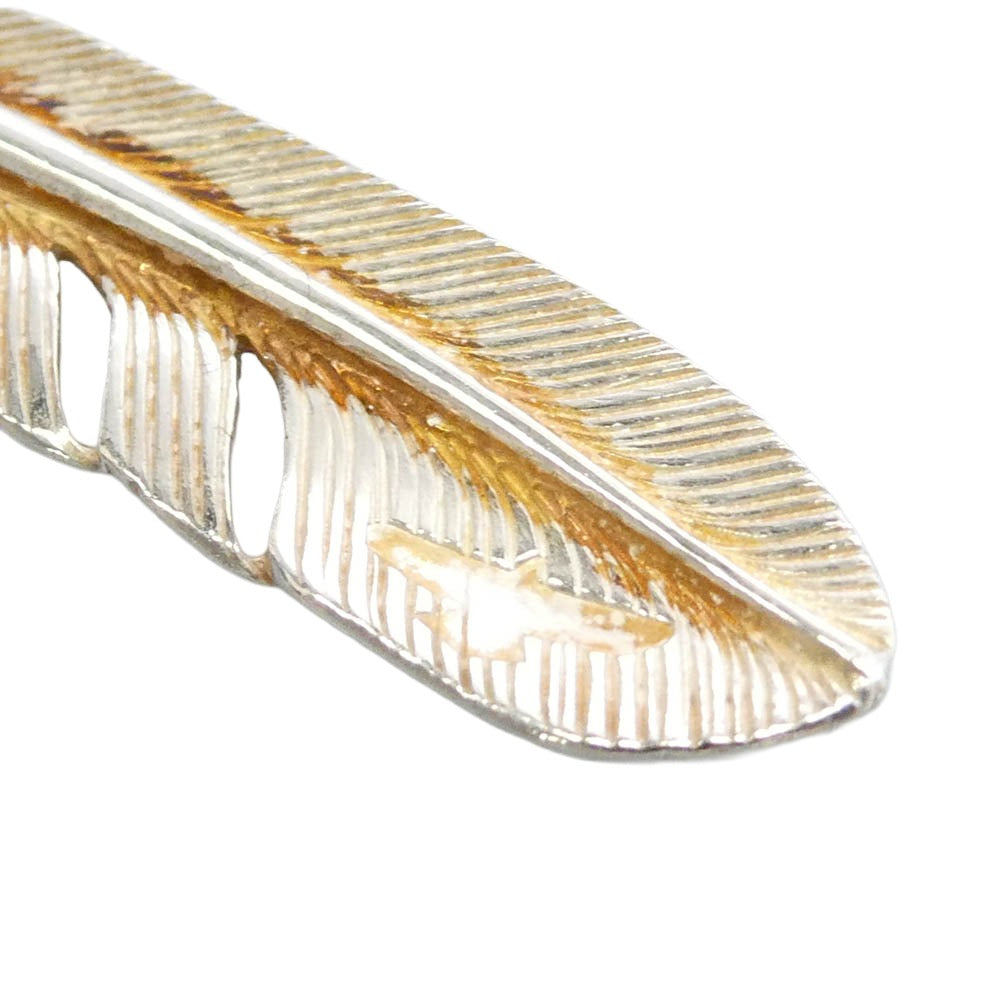 ザサン 小 フェザー ペンダントトップ シルバー系【中古】