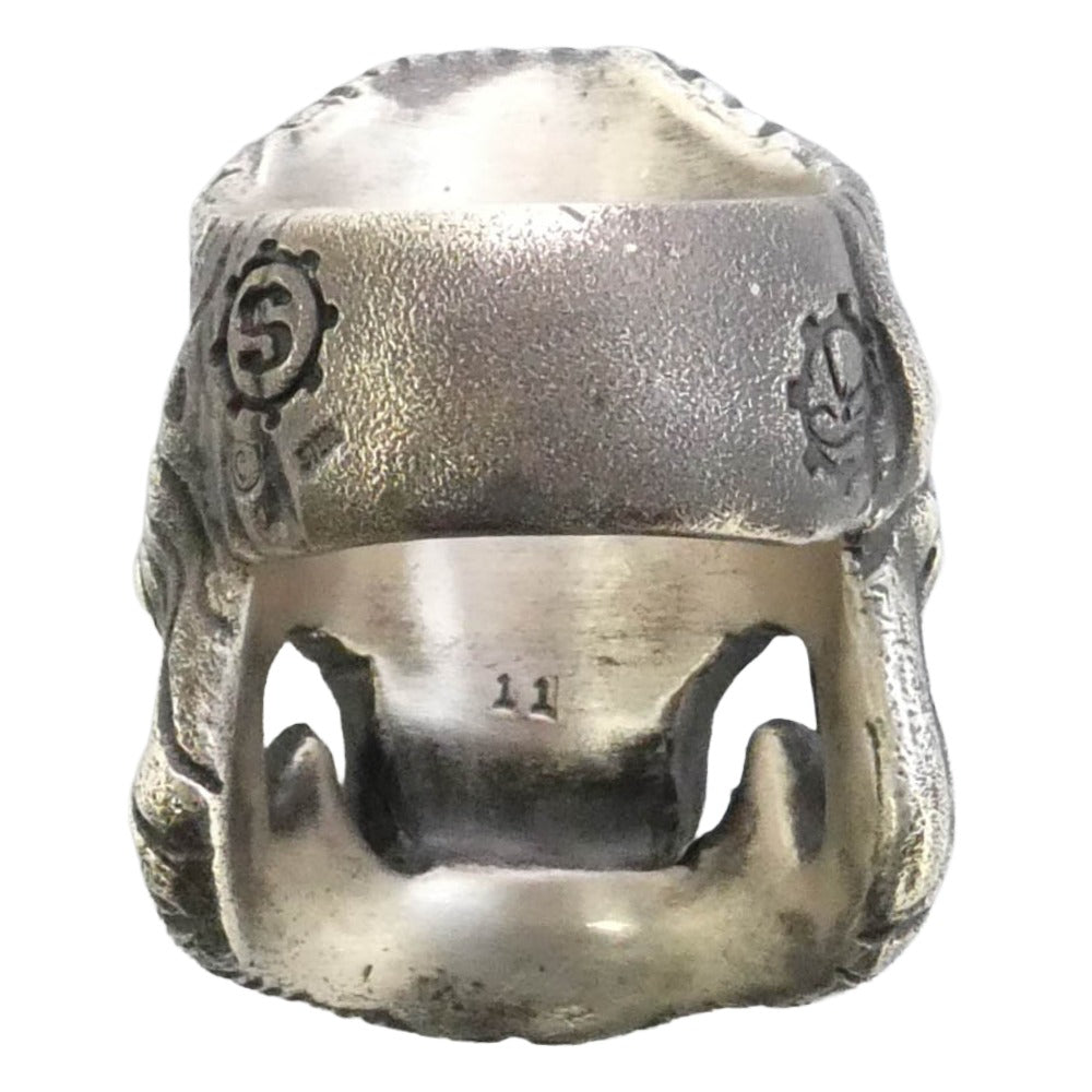 STARLIN GEAR スターリンギア ギャランティカード付属 HALLOWEEN HATCHETMAN 2022 ハロウィン ハチェットマン リング w/コパーアックス&Sギアロゴ シルバー系 ゴールド系 22号【中古】