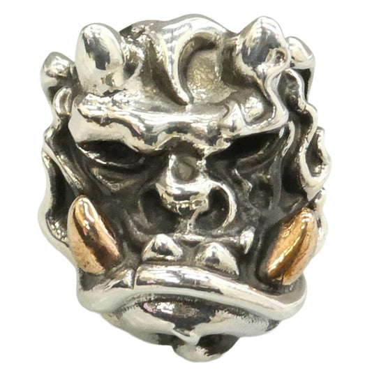 STARLIN GEAR スターリンギア ギャランティカード付属 HALLOWEEN GARGOYLE 2025 ハロウィン ガーゴイル リング w/コパー2ファング ゴールド系 シルバー系 24.5号【美品】【中古】