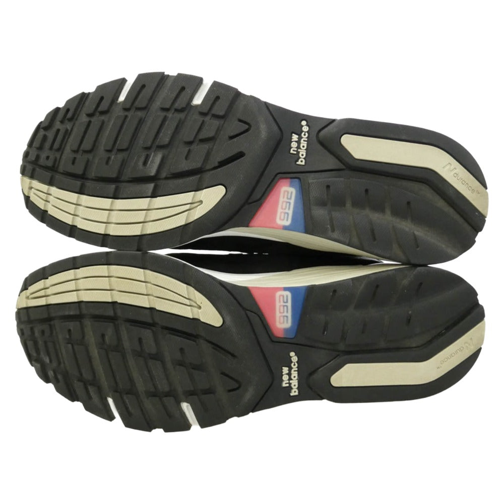 NEW BALANCE ニューバランス U992BK MADE in USA 992 Black ブラック スエード メッシュ スニーカー ブラック系 26cm【中古】