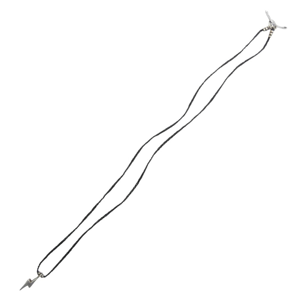 JILL PLATNER ジルプラットナー サンダー ネックレス シルバー系 ブラック系【中古】