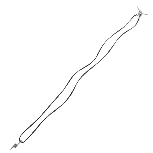 JILL PLATNER ジルプラットナー サンダー ネックレス シルバー系 ブラック系【中古】