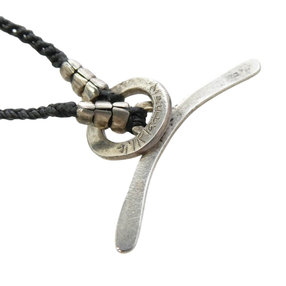 JILL PLATNER ジルプラットナー サンダー ネックレス シルバー系 ブラック系【中古】