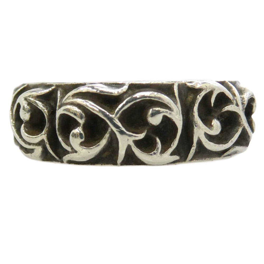 CHROME HEARTS クロムハーツ（原本無） ETRNITY VINE BAND エタニティ ヴァインバンド リング シルバー系 19号【中古】