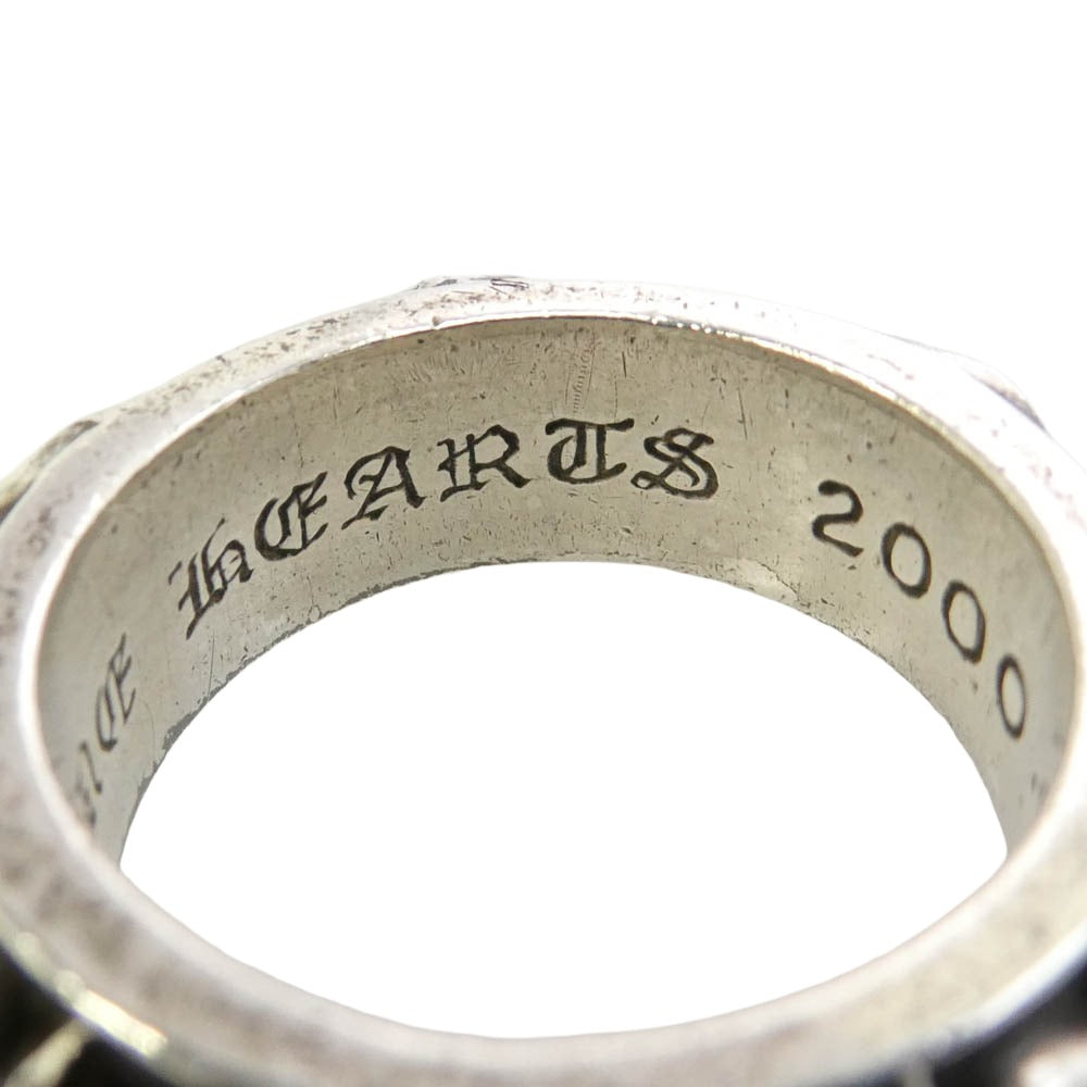 CHROME HEARTS クロムハーツ（原本無） ETRNITY VINE BAND エタニティ ヴァインバンド リング シルバー系 19号【中古】