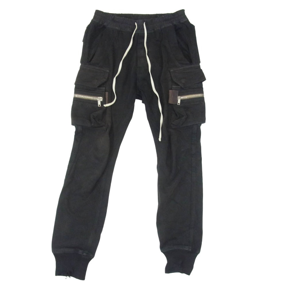 Rick Owens リックオウエンス 22AW RU02B2396-BA MASTODON CARGO マストドン カーゴ パンツ ブラック系 46【中古】