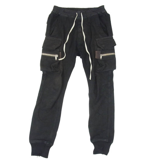 Rick Owens リックオウエンス 22AW RU02B2396-BA MASTODON CARGO マストドン カーゴ パンツ ブラック系 46【中古】