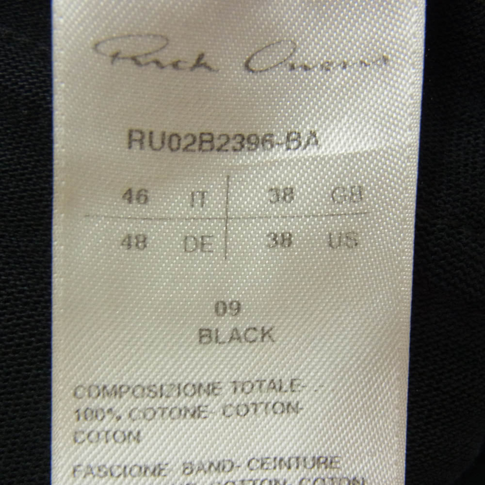 Rick Owens リックオウエンス 22AW RU02B2396-BA MASTODON CARGO マストドン カーゴ パンツ ブラック系 46【中古】