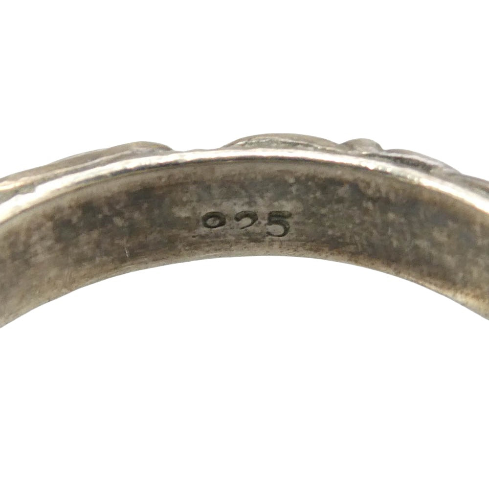 A&G エーアンドジー スクロール リング シルバー系 約18.5号【中古】