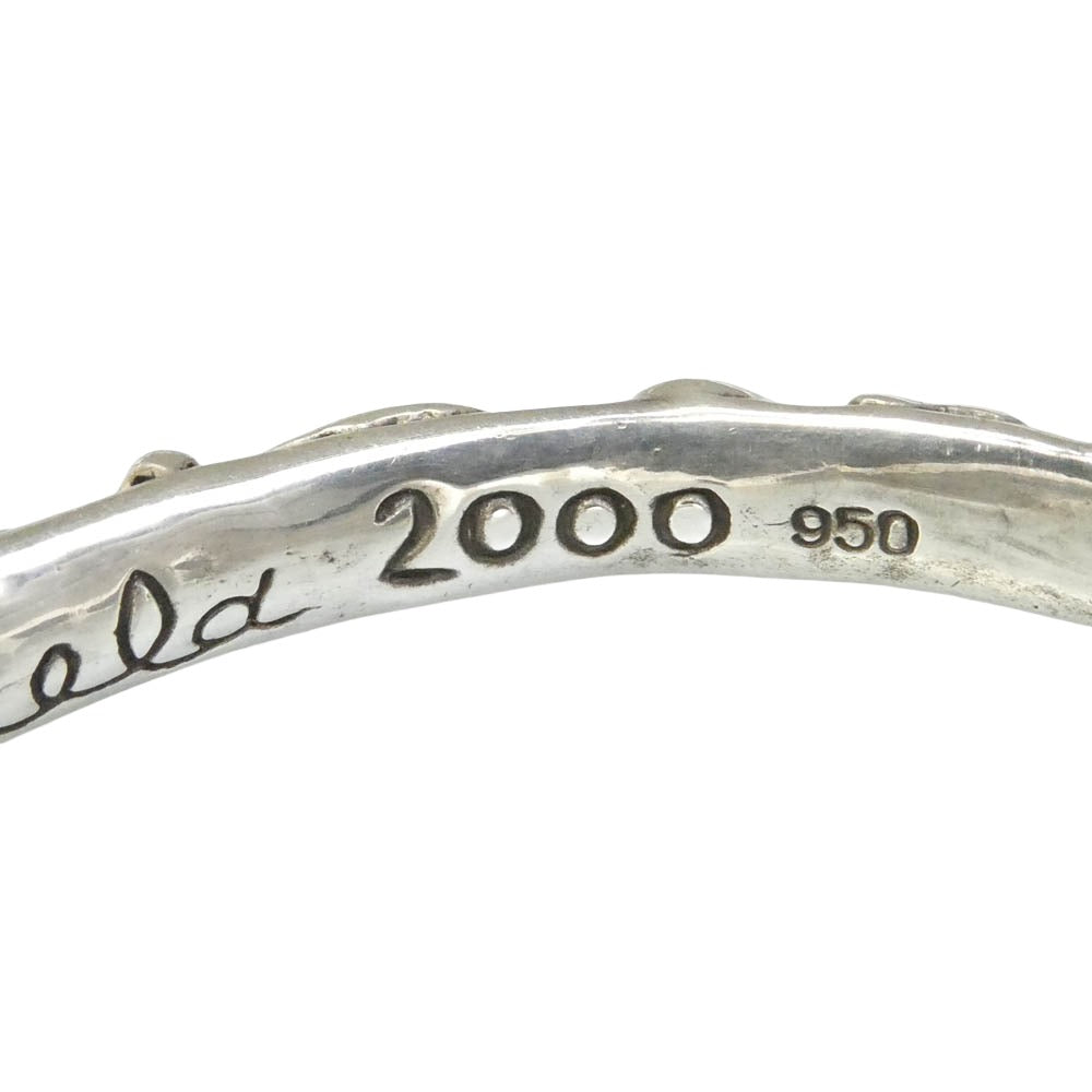 サイレンスフィールド アラベスク シルバー950 バングル シルバー系【中古】