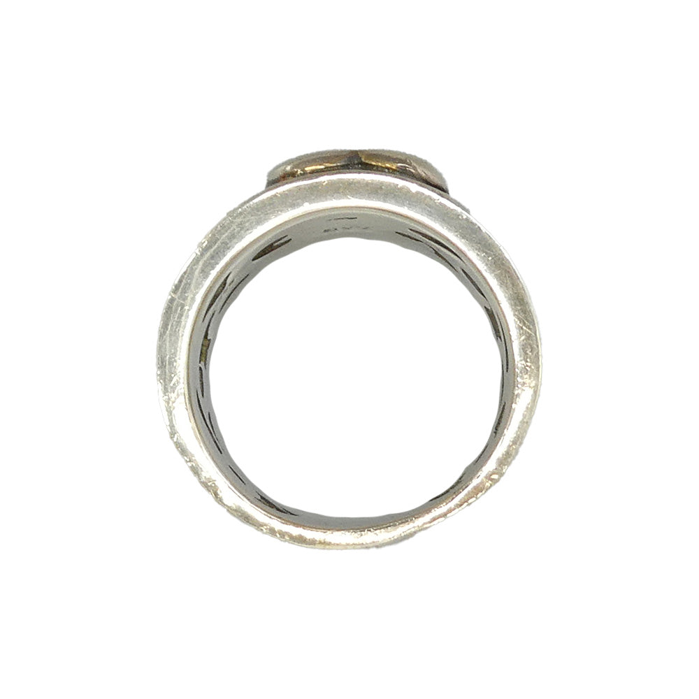 A&G エーアンドジー ハートモチーフ リング シルバー系 約19.5号【中古】