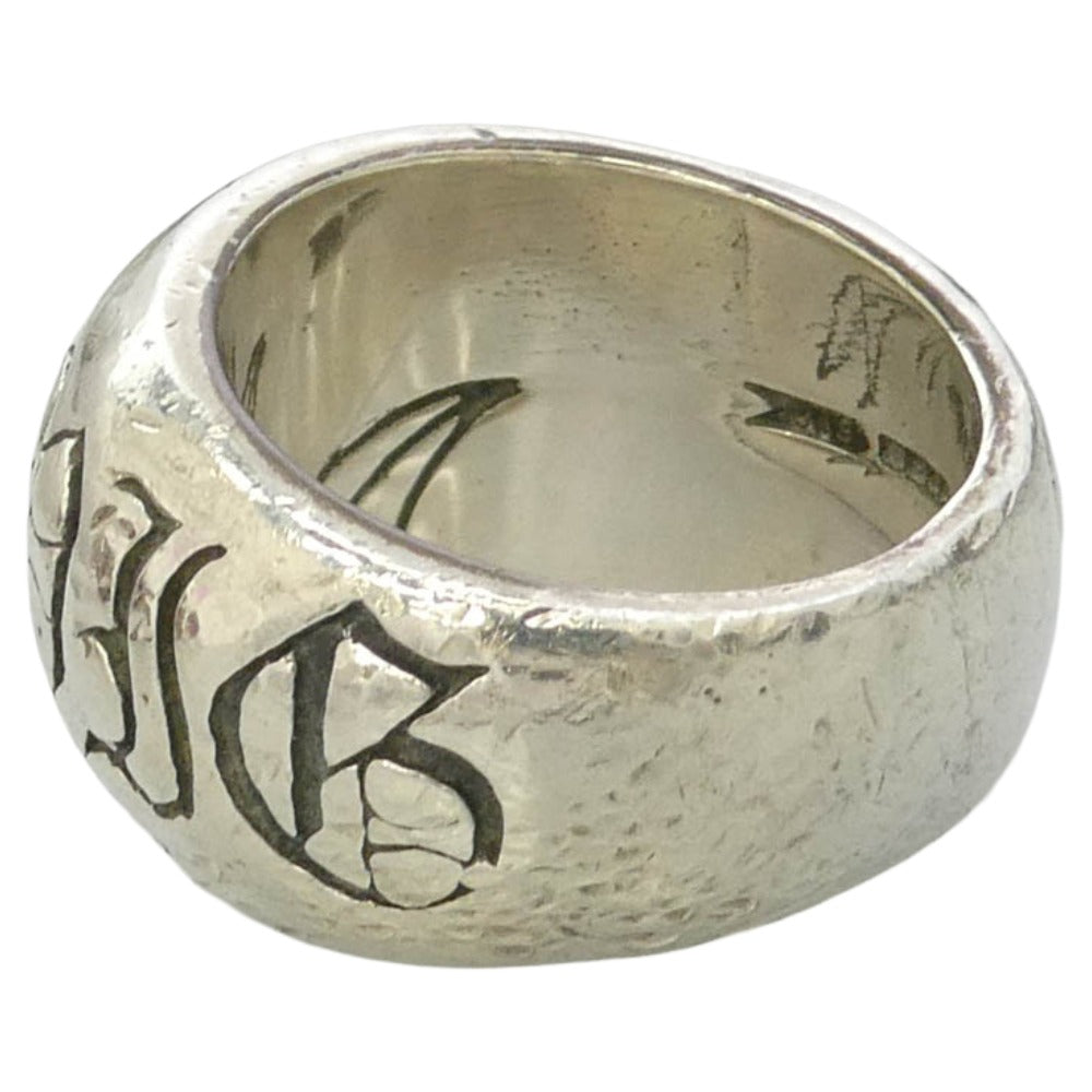CRAZY PIG クレイジーピッグ GOTHIC HEAVY D RING ゴシック ヘヴィー ヘビー D リング シルバー系 18号【中古】