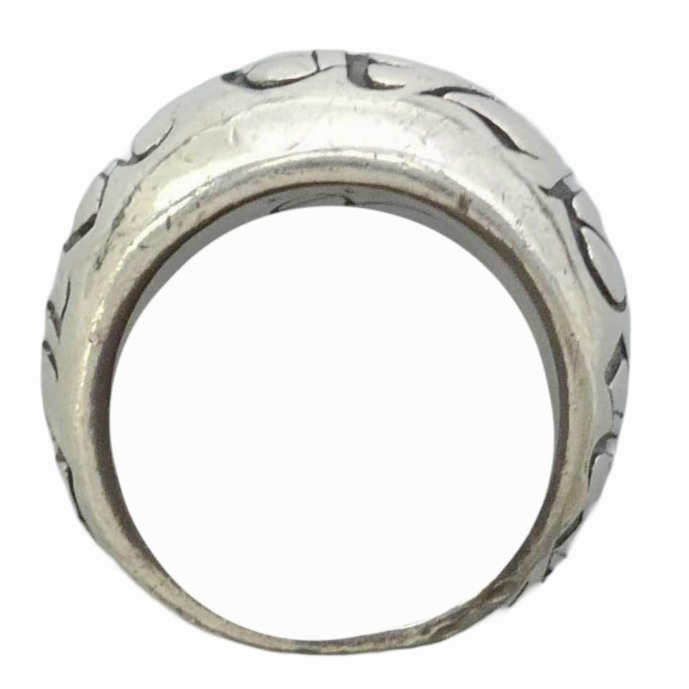 CRAZY PIG クレイジーピッグ GOTHIC HEAVY D RING ゴシック ヘヴィー ヘビー D リング シルバー系 18号【中古】