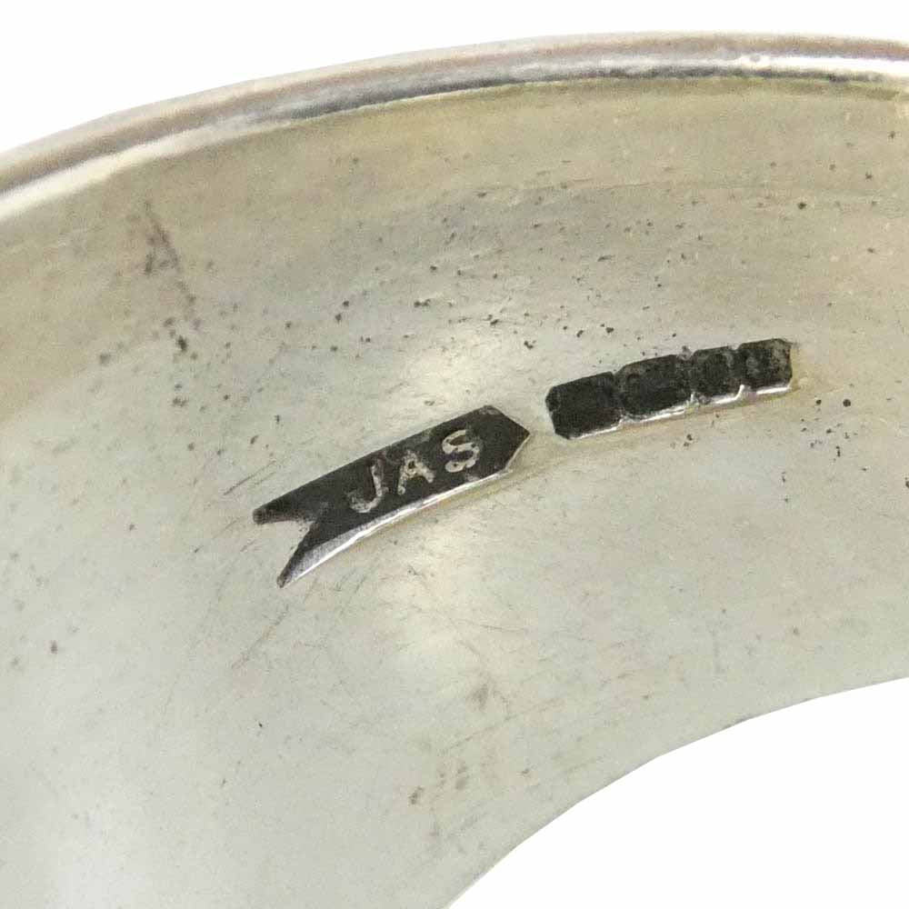CRAZY PIG クレイジーピッグ GOTHIC HEAVY D RING ゴシック ヘヴィー ヘビー D リング シルバー系 18号【中古】