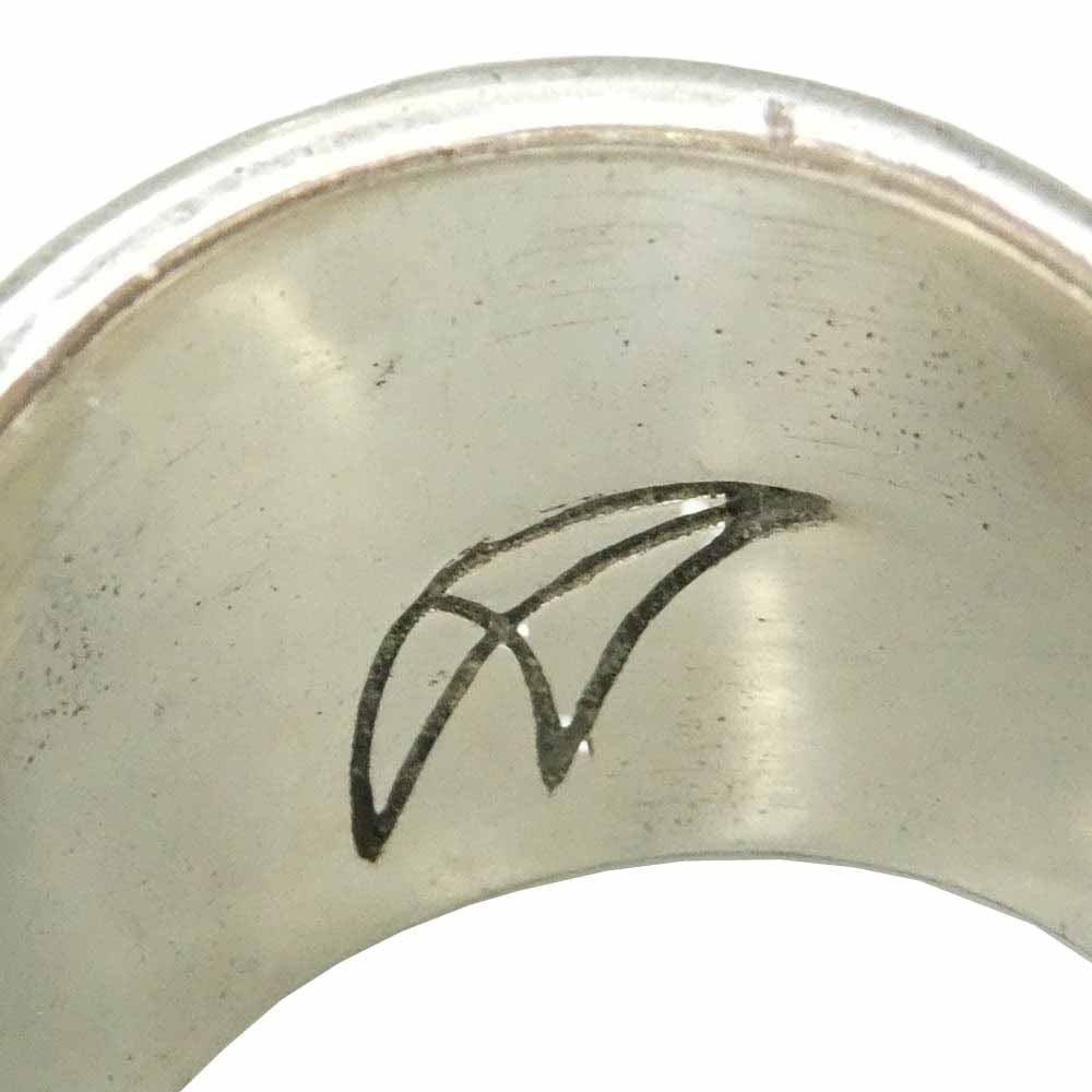 CRAZY PIG クレイジーピッグ GOTHIC HEAVY D RING ゴシック ヘヴィー ヘビー D リング シルバー系 18号【中古】