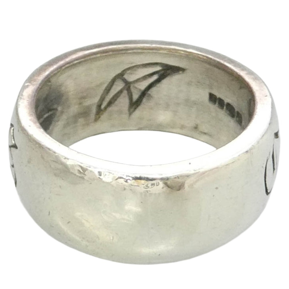 CRAZY PIG クレイジーピッグ OLD ENGLISH RING オールド イングリッシュ リング シルバー系 12.5号【中古】