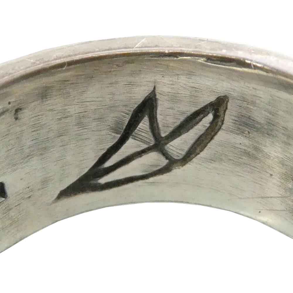 CRAZY PIG クレイジーピッグ OLD ENGLISH RING オールド イングリッシュ リング シルバー系 12.5号【中古】