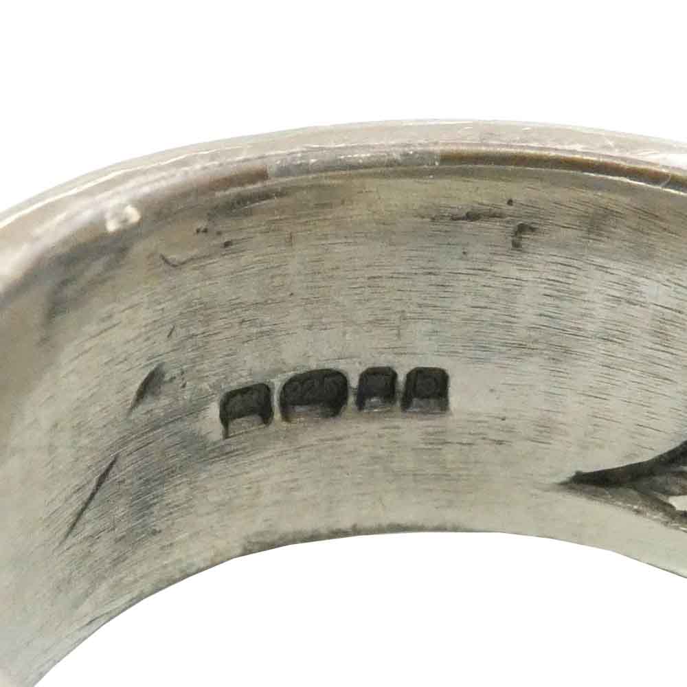 CRAZY PIG クレイジーピッグ OLD ENGLISH RING オールド イングリッシュ リング シルバー系 12.5号【中古】