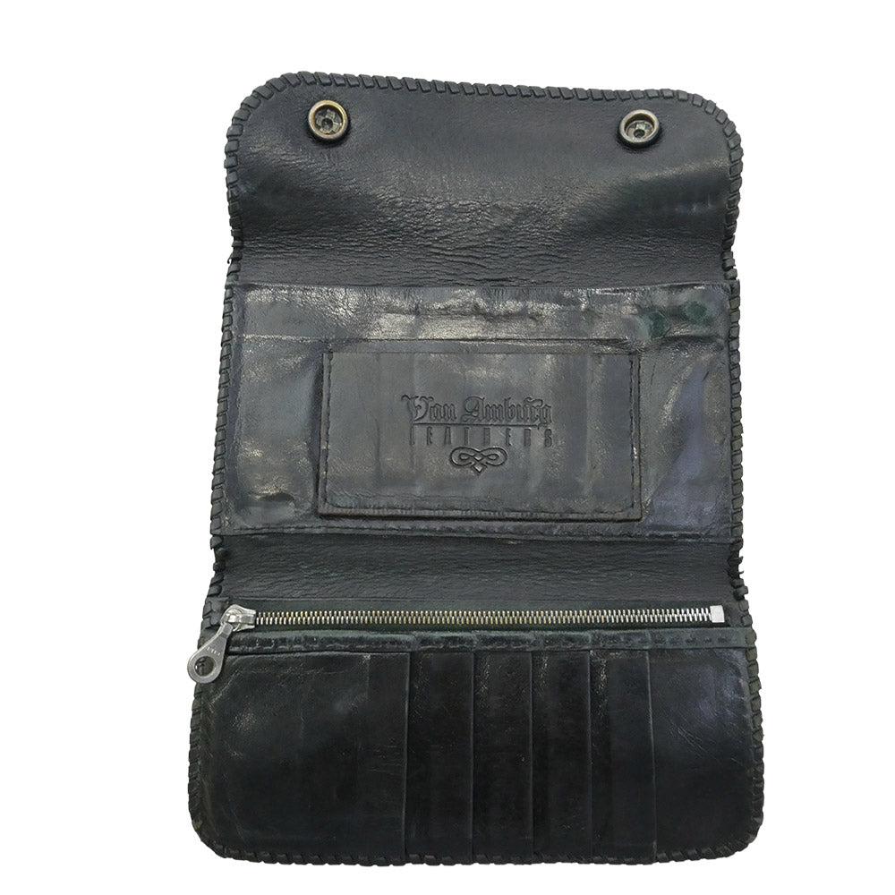 ヴァンアンバーグレザーズ CROSS INLAYED COWHIDE WALLET クロス