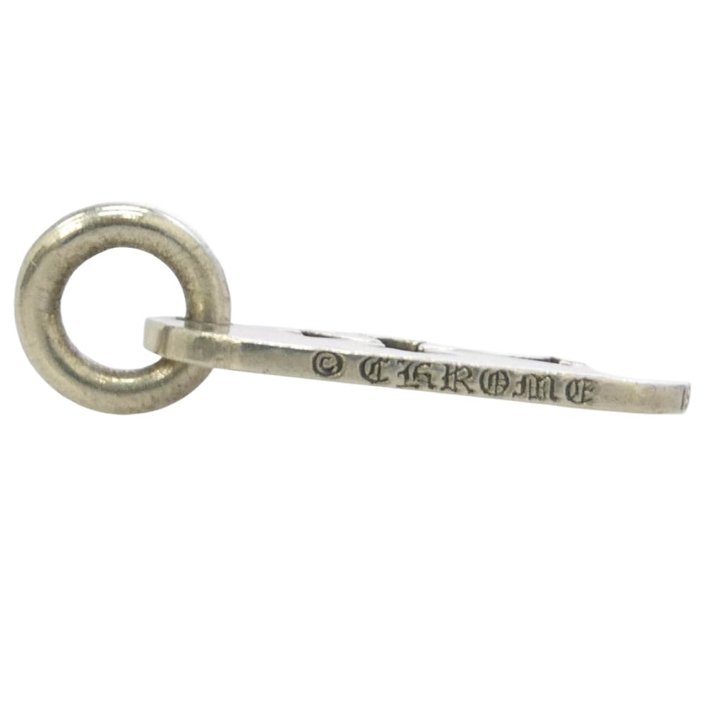 CHROME HEARTS クロムハーツ（原本無） D TAG SML CO CRS カットアウトクロス スモール ドッグタグ ペンダントトップ シルバー系【中古】