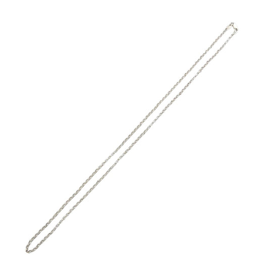 CHROME HEARTS クロムハーツ（原本無） NECKCHAIN 18inch 18インチ ロールチェーン ネックレス シルバー系【中古】