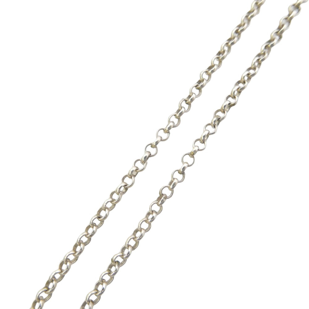 CHROME HEARTS クロムハーツ（原本無） NECKCHAIN 18inch 18インチ ロールチェーン ネックレス シルバー系【中古】