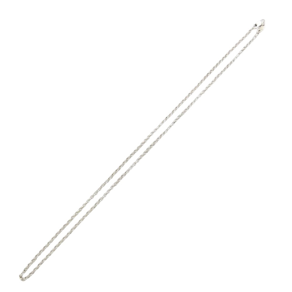 CHROME HEARTS クロムハーツ（原本無） NECKCHAIN 18inch 18インチ ロールチェーン ネックレス シルバー系【中古】