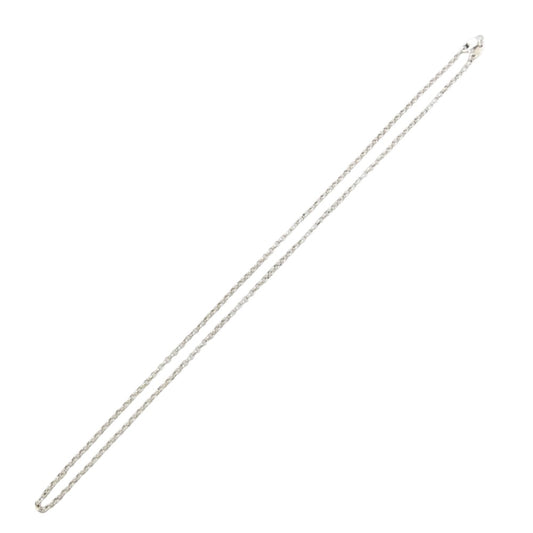 CHROME HEARTS クロムハーツ（原本無） NECKCHAIN 18inch 18インチ ロールチェーン ネックレス シルバー系【中古】