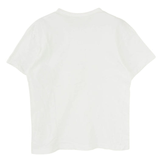 PLAY COMME des GARCONS プレイコムデギャルソン AD2008 AZ-T062 CDG PLAY GREEN HEART ハート ビッグロゴ プリント 半袖 Tシャツ ホワイト系 M【中古】
