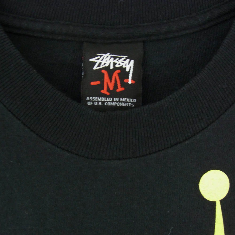 STUSSY ステューシー 90s メキシコ製 黒タグ クラウンSロゴプリント