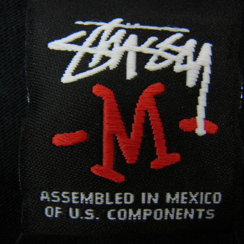 STUSSY ステューシー 90s メキシコ製 黒タグ クラウンSロゴプリント