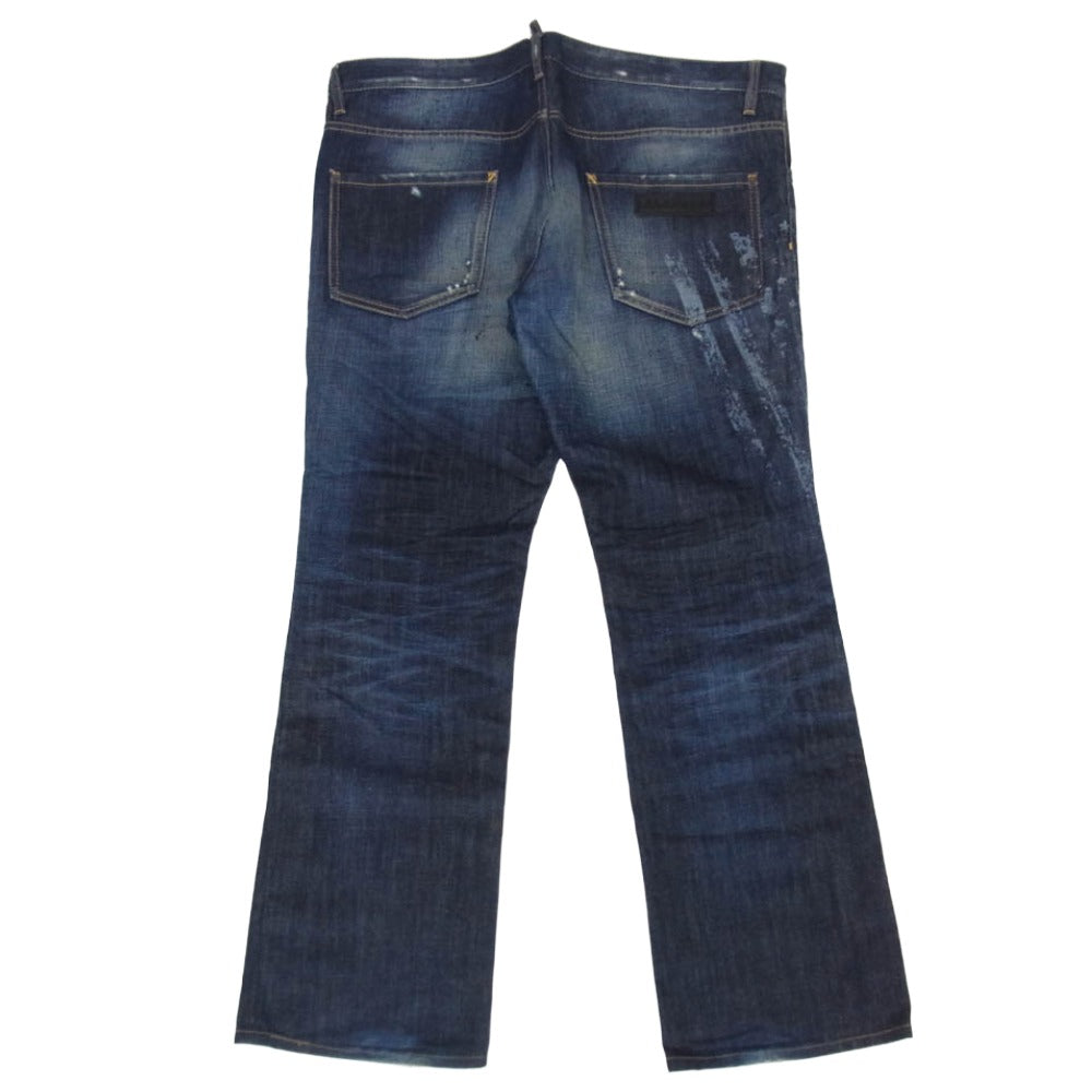 DSQUARED2 ディースクエアード 12SS S71LA0514 ダメージ加工 デニム パンツ インディゴブルー系 54【中古】