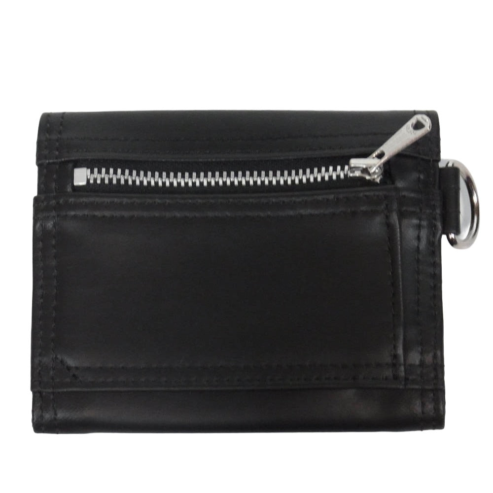 PORTER ポーター 707-27859 FREE STYLE POCKET CORD WALLET フリースタイル ポケット カード ウォレット 三つ折り財布 ブラック系【美品】【中古】