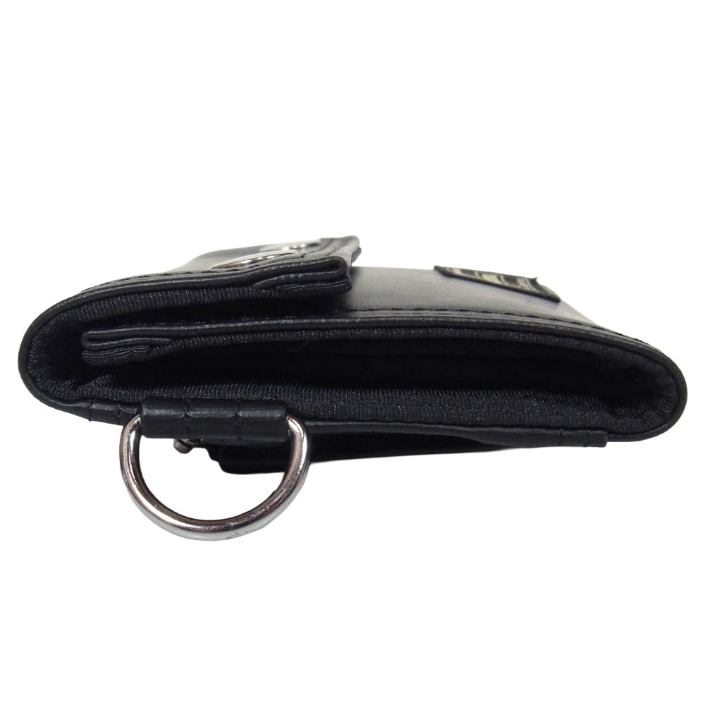 PORTER ポーター 707-27859 FREE STYLE POCKET CORD WALLET フリースタイル ポケット カード ウォレット 三つ折り財布 ブラック系【美品】【中古】