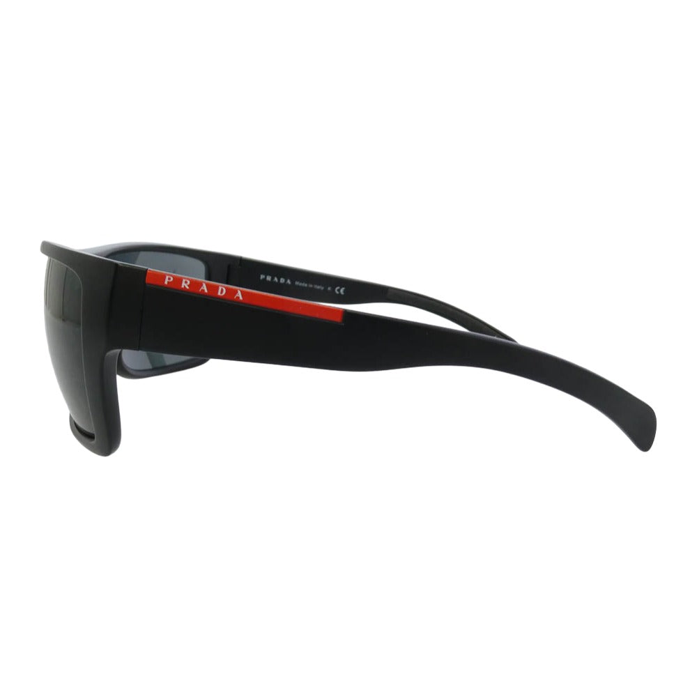 PRADA プラダ SPS 03L サングラス アイウェア フレーム：ブラック系、レッド系　レンズ：ブラック系 64□18【中古】