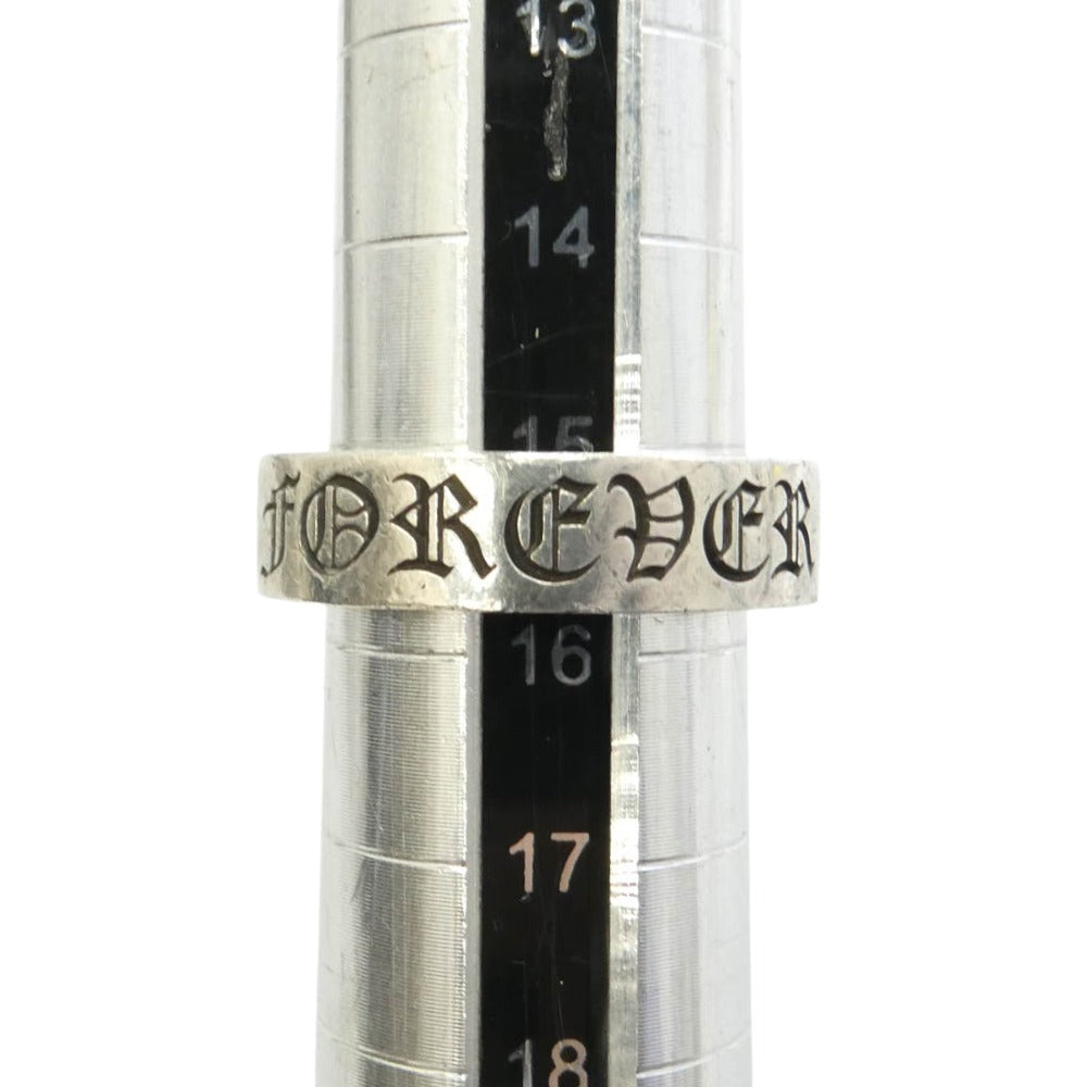 CHROME HEARTS クロムハーツ（原本無） 6mm SPACER FOREVER 6mm スペーサー フォーエバー シルバー リング シルバー系 約15.5号【中古】