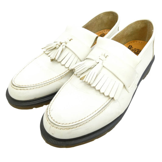 Dr.Martens ドクターマーチン イングランド製 ADRIAN エイドリアン タッセル ローファー シューズ オフホワイト系 UK9【中古】
