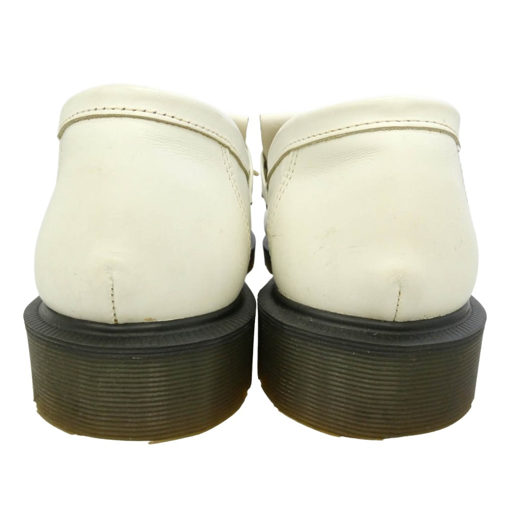 Dr.Martens ドクターマーチン イングランド製 ADRIAN エイドリアン タッセル ローファー シューズ オフホワイト系 UK9【中古】