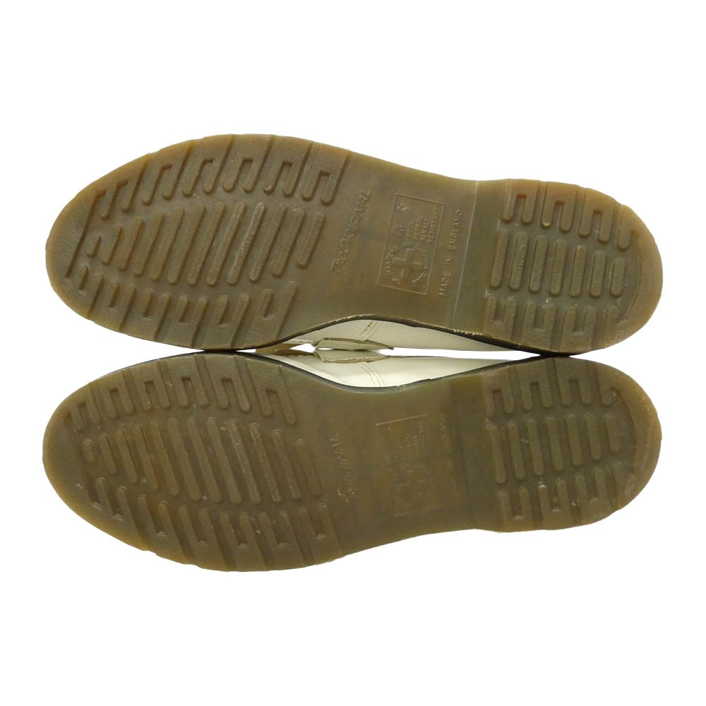Dr.Martens ドクターマーチン イングランド製 ADRIAN エイドリアン タッセル ローファー シューズ オフホワイト系 UK9【中古】