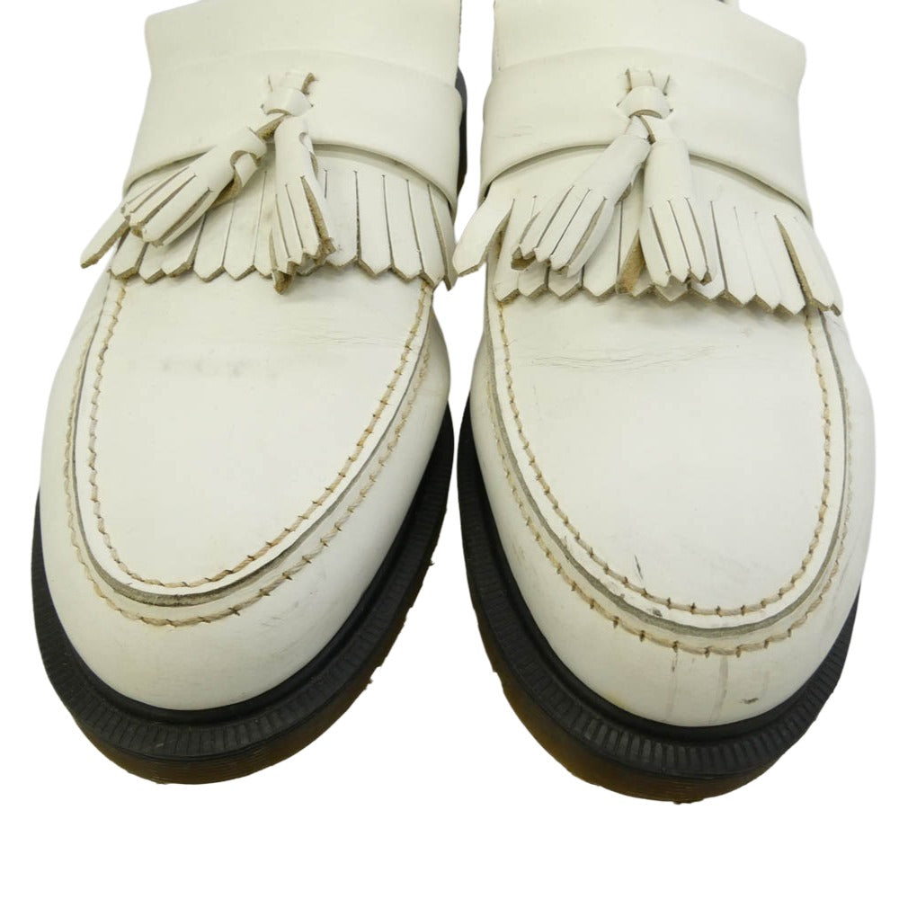 Dr.Martens ドクターマーチン イングランド製 ADRIAN エイドリアン タッセル ローファー シューズ オフホワイト系 UK9【中古】