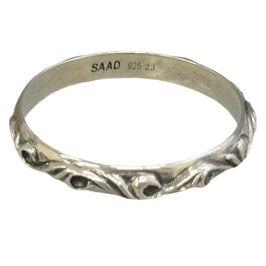 SAAD サード 唐草 アラベスクリング シルバー系【中古】