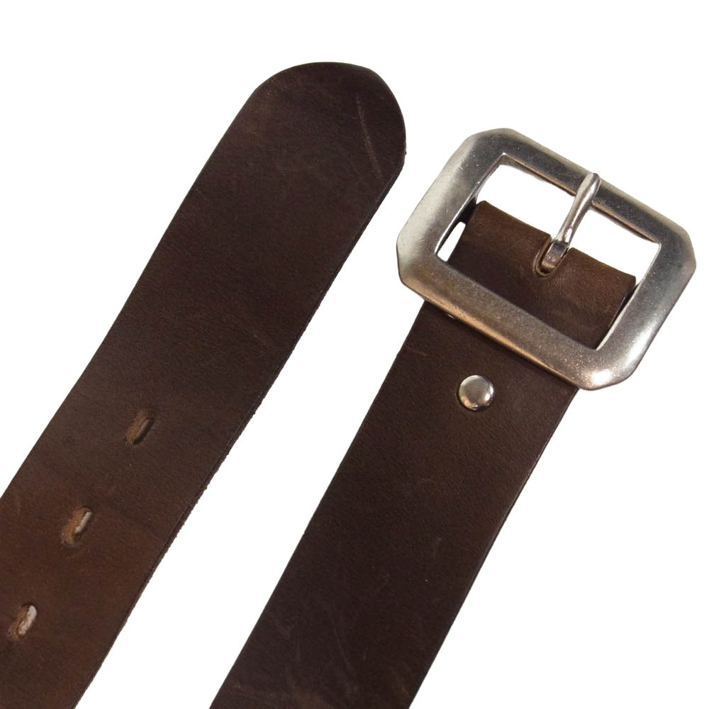 TOY'S McCOY トイズマッコイ Leather Belt レザー ギャリソン ベルト ブラウン系 32【中古】